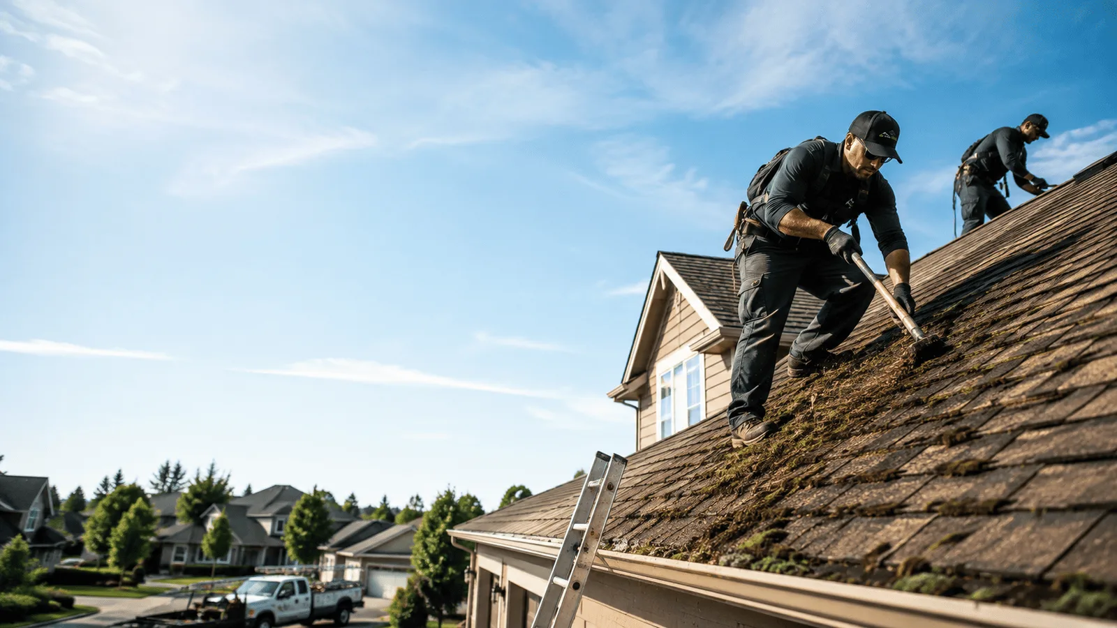 Roof Moss Removal in Amonate, VA near me